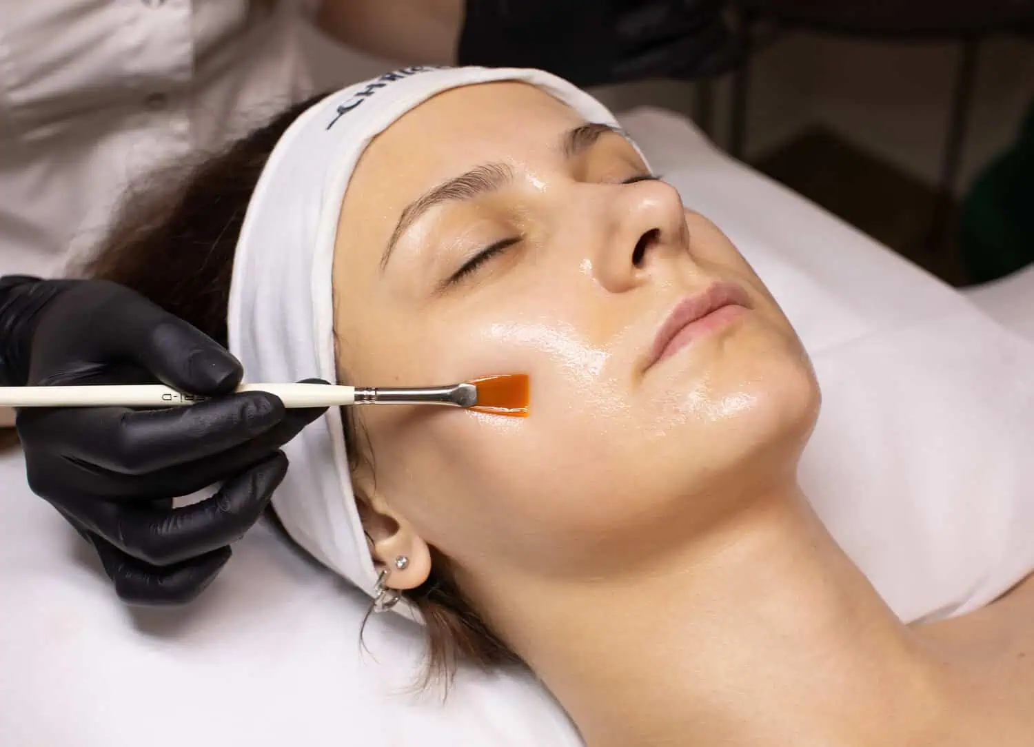 Woman Getting Chemical Peels Services at Blissful Beauty Bar in Niceville, FL